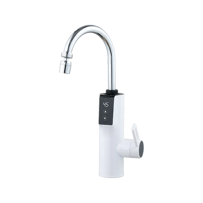 SS-09-34 coigeartú teochta cliste ABS faucet uisce te leictreacha téamh toirt téitheoir uisce leictreacha sconna faucet
