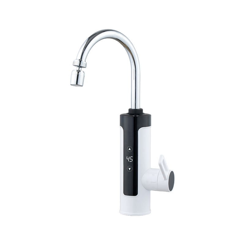 SS-10-34 Taispeáint teirmeastatach mór faoi stiúir faucet téitheoir uisce te toirt